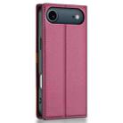 For iPhone 17 Air N.BEKUS P3 RFID Stitching Magnetic Flip Leather Phone Case(Wine Red) - 3