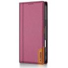 For iPhone 16 Pro Max N.BEKUS P3 RFID Stitching Magnetic Flip Leather Phone Case(Wine Red) - 2
