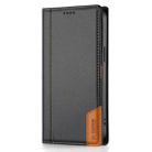 For iPhone 14 Pro N.BEKUS P3 RFID Stitching Magnetic Flip Leather Phone Case(Black) - 2