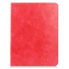 For iPad Air 4 10.9 (2020) Cowhide Texture TPU Tablet Horizontal Flip Leather Case with Holder & Sleep / Wake-Up Function & Pen Slot(Red) - 1