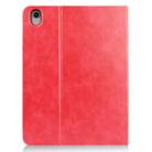 For iPad Air 4 10.9 (2020) Cowhide Texture TPU Tablet Horizontal Flip Leather Case with Holder & Sleep / Wake-Up Function & Pen Slot(Red) - 2