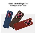 For Huawei Pura 80 Pro 5G Metal Frame Nanofiber MagSafe Magnetic Phone Case(Red) - 2