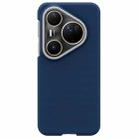 For Huawei Pura 80 Ultra 5G Nanofiber MagSafe Magnetic Phone Case(Blue) - 1