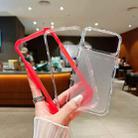 For iPhone 17 Pro Max Transparent Matte TPU Hybrid PC 3-in-1 Phone Case(Orange) - 3