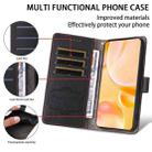 For Honor X6b 4G / X6a / X5b Litchi Texture RFID Blocking 3-Card Wallet Leather Phone Case(Black) - 3