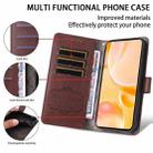 For Huawei Maimang 40 5G Litchi Texture RFID Blocking 3-Card Wallet Leather Phone Case(Brown) - 3
