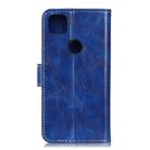 For ZTE Blade V 2020 Vita Retro Crazy Horse Texture Horizontal Flip Leather Case with Holder & Card Slots & Photo Frame & Wallet(Blue) - 3