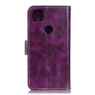 For ZTE Blade V 2020 Vita Retro Crazy Horse Texture Horizontal Flip Leather Case with Holder & Card Slots & Photo Frame & Wallet(Purple) - 3