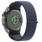 For Garmin 20mm Nylon Hook and Loop Fastener Quick Release Watch Band(Dark Grey) - 1