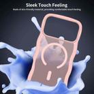 For iPhone 17 Pro Max Skin Feel Wave Texture MagSafe Phone Case(Pink) - 3