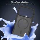 For iPhone 17 Pro Max Skin Feel Wave Texture MagSafe Phone Case(Black) - 3