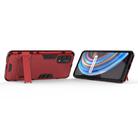 For OPPO Realme X7 PC + TPU Shockproof Protective Case with Holder(Red) - 3