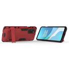 For OnePlus 8T PC + TPU Shockproof Protective Case with Holder(Red) - 3