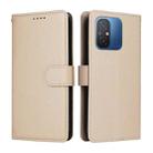 For Redmi 12C / 11A / Poco C55 Litchi Texture RFID Blocking 3-Card Wallet Leather Phone Case(Beige) - 2