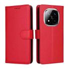 For Redmi Note 14 Pro 5G / 14 Pro+ 5G Litchi Texture RFID Blocking 3-Card Wallet Leather Phone Case(Red) - 2