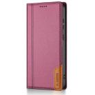 For Samsung Galaxy A14 5G / 4G N.BEKUS P3 RFID Stitching Magnetic Flip Leather Phone Case(Wine Red) - 2