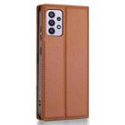 For Samsung Galaxy A13 4G / 5G N.BEKUS P3 RFID Stitching Magnetic Flip Leather Phone Case(Brown) - 3