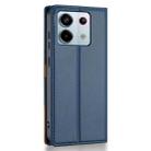 For Redmi Note 13 Pro 4G N.BEKUS P3 RFID Stitching Magnetic Flip Leather Phone Case(Blue) - 3