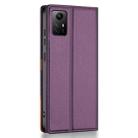 For Redmi Note 12S / Note 11S 4G N.BEKUS P3 RFID Stitching Magnetic Flip Leather Phone Case(Purple) - 3