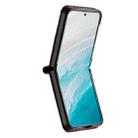 For Samsung Galaxy Z Flip6 / Flip7 FE N.BEKUS P3 RFID Stitching Magnetic Flip Leather Phone Case(Wine Red) - 3