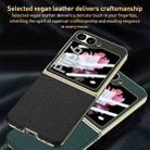 For Samsung Galaxy Z Flip6/7 FE GKK Integrated Plating Leather Phone Case(Green) - 3
