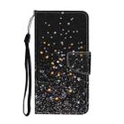 For Samsung Galaxy S20 FE 5G / S20 Lite Colored Drawing Pattern Horizontal Flip Leather Case with Holder & Card Slots & Wallet(Black Five-pointed Star) - 2