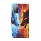 For Samsung Galaxy S20 FE 5G / S20 Lite Colored Drawing Pattern Horizontal Flip Leather Case with Holder & Card Slots & Wallet(Flame Wolf) - 3