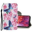 For Samsung Galaxy S20 FE 5G / S20 Lite Colored Drawing Pattern Horizontal Flip Leather Case with Holder & Card Slots & Wallet(Dragonfly Flower) - 1