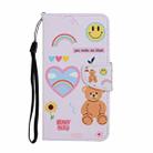 For Samsung Galaxy S20 FE 5G / S20 Lite Colored Drawing Pattern Horizontal Flip Leather Case with Holder & Card Slots & Wallet(Smiley Bear) - 2