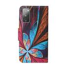 For Samsung Galaxy S20 FE 5G / S20 Lite Colored Drawing Pattern Horizontal Flip Leather Case with Holder & Card Slots & Wallet(Colorful Flower) - 3