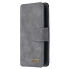 For Xiaomi Redmi 7A Detachable Frosted Magnetic Horizontal Flip Leather Case with Card Slots & Holder & Zipper Wallet & Photo Frame(Grey) - 2