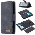 For Xiaomi Redmi 7A Detachable Frosted Magnetic Horizontal Flip Leather Case with Card Slots & Holder & Zipper Wallet & Photo Frame(Black Blue) - 1