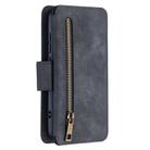 For Xiaomi Redmi 7A Detachable Frosted Magnetic Horizontal Flip Leather Case with Card Slots & Holder & Zipper Wallet & Photo Frame(Black Blue) - 3