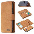 For Xiaomi Redmi 7 Detachable Frosted Magnetic Horizontal Flip Leather Case with Card Slots & Holder & Zipper Wallet & Photo Frame(Brown) - 1