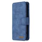 For Xiaomi Redmi 8A Detachable Frosted Magnetic Horizontal Flip Leather Case with Card Slots & Holder & Zipper Wallet & Photo Frame(Blue) - 2