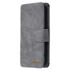 For Xiaomi Redmi 8A Detachable Frosted Magnetic Horizontal Flip Leather Case with Card Slots & Holder & Zipper Wallet & Photo Frame(Grey) - 2