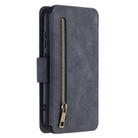 For Xiaomi Redmi 8A Detachable Frosted Magnetic Horizontal Flip Leather Case with Card Slots & Holder & Zipper Wallet & Photo Frame(Black Blue) - 3