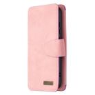 For Xiaomi Redmi 8A Detachable Frosted Magnetic Horizontal Flip Leather Case with Card Slots & Holder & Zipper Wallet & Photo Frame(Pink) - 2
