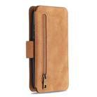 For Xiaomi Redmi Note 8 Detachable Frosted Magnetic Horizontal Flip Leather Case with Card Slots & Holder & Zipper Wallet & Photo Frame(Brown) - 3