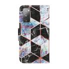 For Samsung Galaxy S20 FE 5G / S20 Lite Coloured Drawing Pattern Horizontal Flip PU Leather Case with Holder & Card Slots & Wallet & Lanyard(Black Marble) - 3
