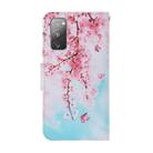 For Samsung Galaxy S20 FE 5G / S20 Lite Coloured Drawing Pattern Horizontal Flip PU Leather Case with Holder & Card Slots & Wallet & Lanyard(Cherry Blossoms) - 3