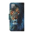 For Samsung Galaxy S20 FE 5G / S20 Lite Coloured Drawing Pattern Horizontal Flip PU Leather Case with Holder & Card Slots & Wallet & Lanyard(Lion) - 3