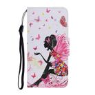 For Samsung Galaxy S20 FE 5G / S20 Lite Coloured Drawing Pattern Horizontal Flip PU Leather Case with Holder & Card Slots & Wallet & Lanyard(Elf Girl) - 2