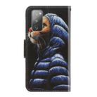 For Samsung Galaxy S20 FE 5G / S20 Lite 3D Colored Drawing Horizontal Flip PU Leather Case with Holder & Card Slots & Wallet(Down Jacket Cat) - 3