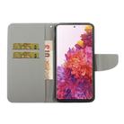 For Samsung Galaxy S20 FE 5G / S20 Lite 3D Colored Drawing Horizontal Flip PU Leather Case with Holder & Card Slots & Wallet(Red Flower) - 3