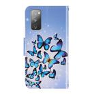 For Samsung Galaxy S20 FE 5G / S20 Lite 3D Colored Drawing Horizontal Flip PU Leather Case with Holder & Card Slots & Wallet(Multiple Butterflies) - 3