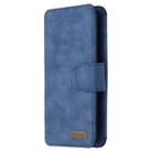 For Huawei P40 Pro Detachable Frosted Magnetic Horizontal Flip Leather Case with Card Slots & Holder & Zipper Wallet & Photo Frame(Blue) - 2