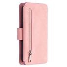 For Huawei P Smart (2019) Detachable Frosted Magnetic Horizontal Flip Leather Case with Card Slots & Holder & Zipper Wallet & Photo Frame(Pink) - 3