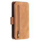 For Huawei P Smart (2019) Detachable Frosted Magnetic Horizontal Flip Leather Case with Card Slots & Holder & Zipper Wallet & Photo Frame(Brown) - 3