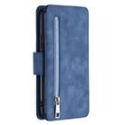 For Huawei P Smart Z Detachable Frosted Magnetic Horizontal Flip Leather Case with Card Slots & Holder & Zipper Wallet & Photo Frame(Blue) - 2